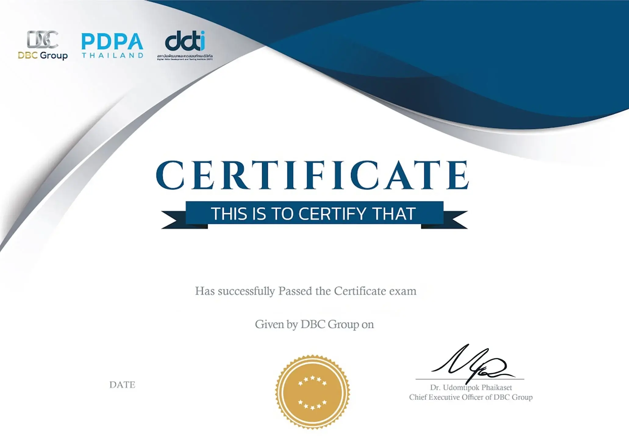 certificate-e-learning-PDPAThailand-DPO-DBCGroup