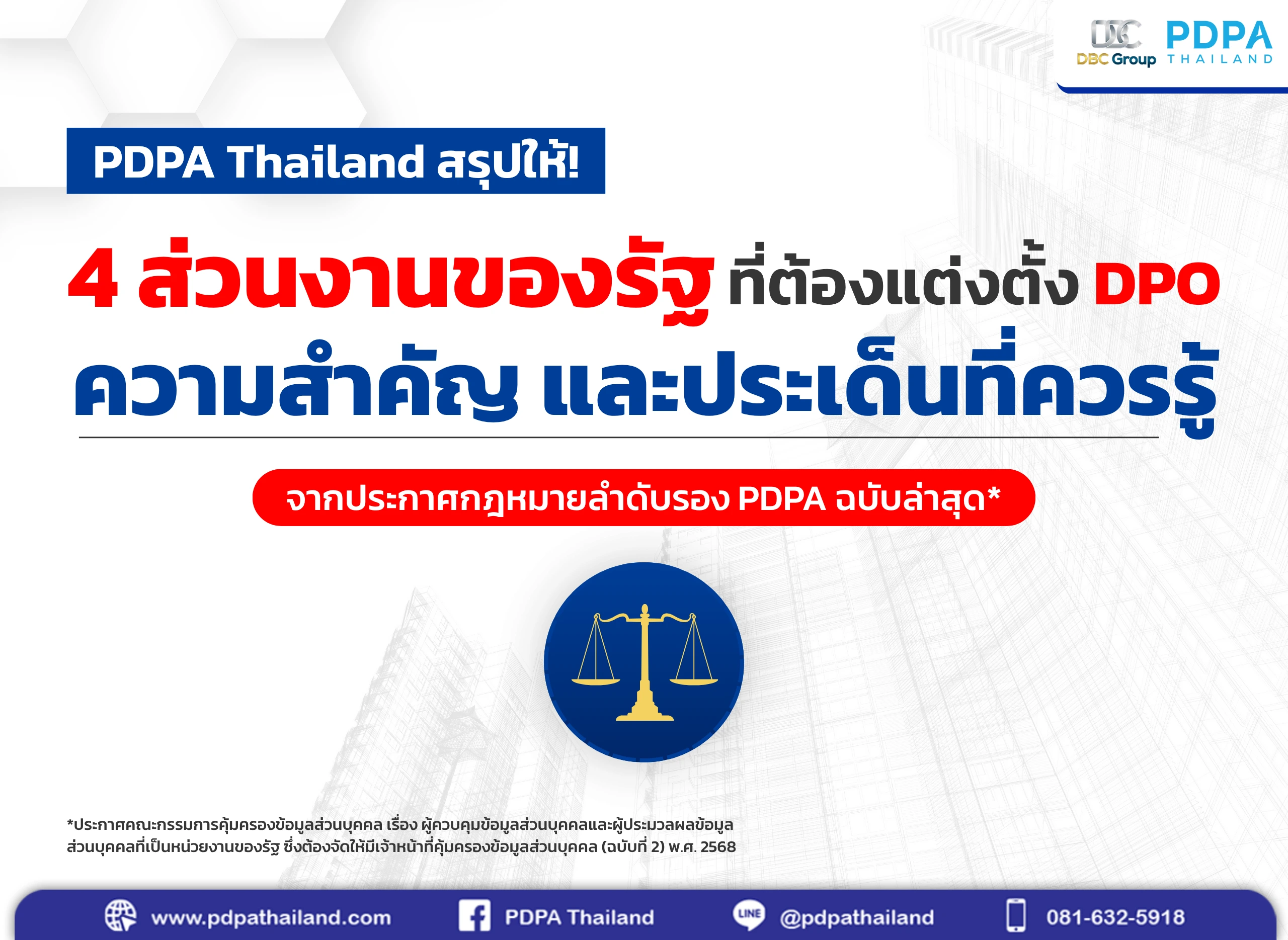 DPO หน่วยงานรัฐ PDPA